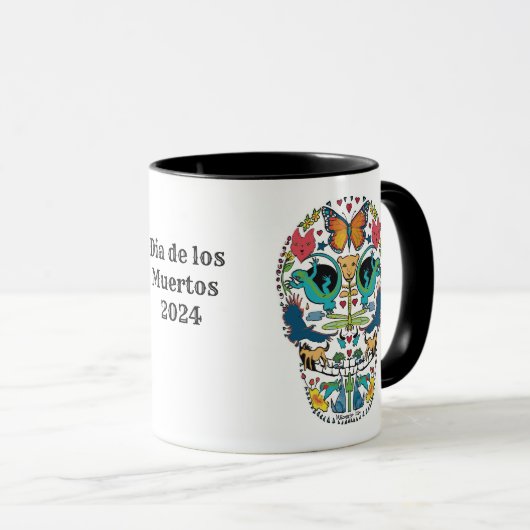 Dag van de Dode Geest Dier Mok (Voorkant rechts)