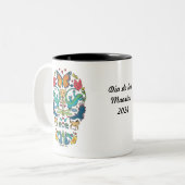 Dag van de Dode Geest Dier Mok (Voorkant links)