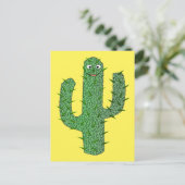 Dag van de Dode Gelukkige Cactus Briefkaart (Staand voorkant)