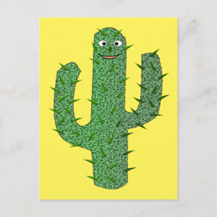 Dag van de Dode Gelukkige Cactus Briefkaart