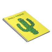 Dag van de Dode Gelukkige Cactus Custom Notitieboek (Rechterzijde)