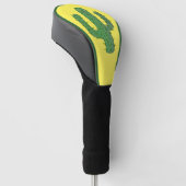 Dag van de Dode Gelukkige Cactus Golfheadcover (Schuin)