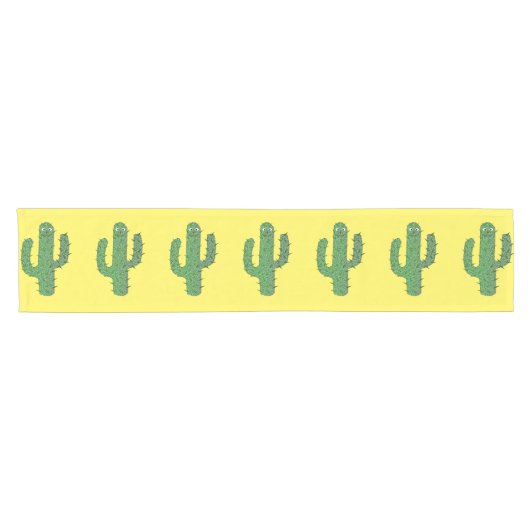 Dag van de Dode Gelukkige Cactus Korte Tafelloper (Horizontaal)