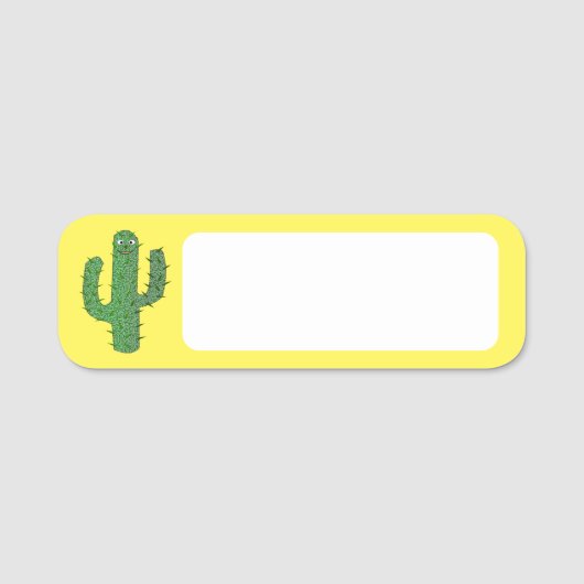 Dag van de Dode Gelukkige Cactus Naamplaatje (Voorkant)