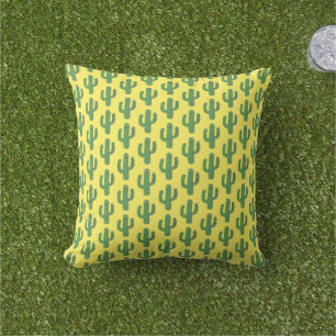 Dag van de Dode Gelukkige Cactus Patterned Buitenkussen