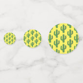 Dag van de Dode Gelukkige Cactus Patterned Confetti (Voorkanten)