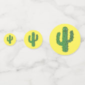 Dag van de Dode Gelukkige Cactus Patterned Confetti (Achterkanten)