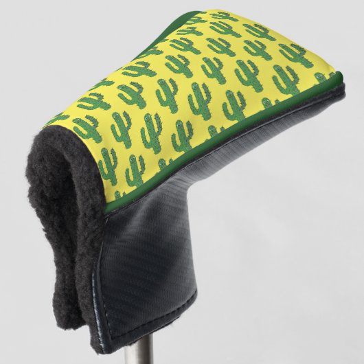 Dag van de Dode Gelukkige Cactus Patterned Golfheadcover (3/4 voorkant)