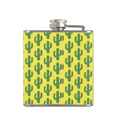 Dag van de Dode Gelukkige Cactus Patterned Heupfles (Achterkant)