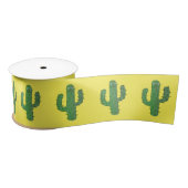 Dag van de Dode Gelukkige Cactus Patterned Satijnen Lint (Spoel)