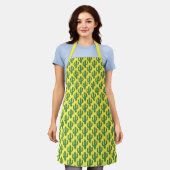 Dag van de Dode Gelukkige Cactus Patterned Schort (Gedragen)