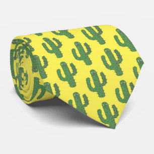 Dag van de Dode Gelukkige Cactus Patterned Stropdas