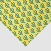 Dag van de Dode Gelukkige Cactus Patterned Tissuepapier (Detail)