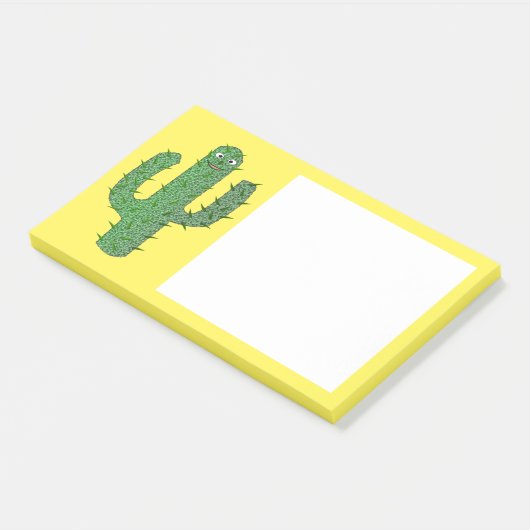 Dag van de Dode Gelukkige Cactus Post-it® Notes (Schuin)
