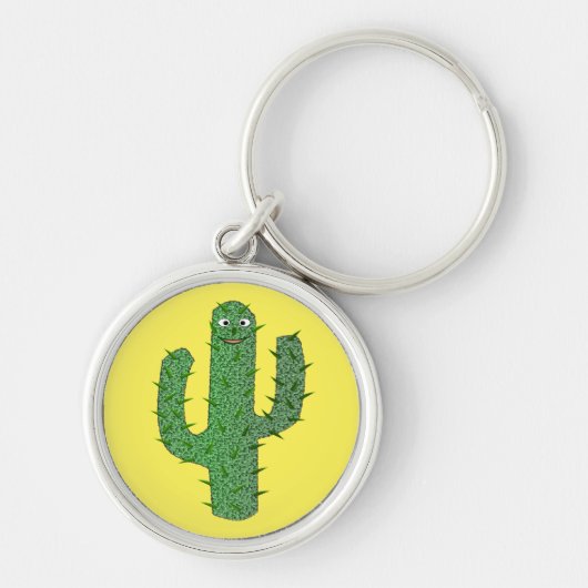 Dag van de Dode Gelukkige Cactus Sleutelhanger (Voorkant)