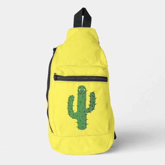 Dag van de Dode Gelukkige Cactus Sling Bag (Voorkant)