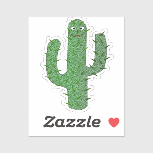 Dag van de Dode Gelukkige Cactus Sticker (Vel)