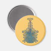 Dag van de dode gitaar magneet (Voorkant / Achterkant)