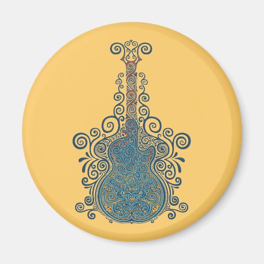 Dag van de dode gitaar magneet (Voorkant)