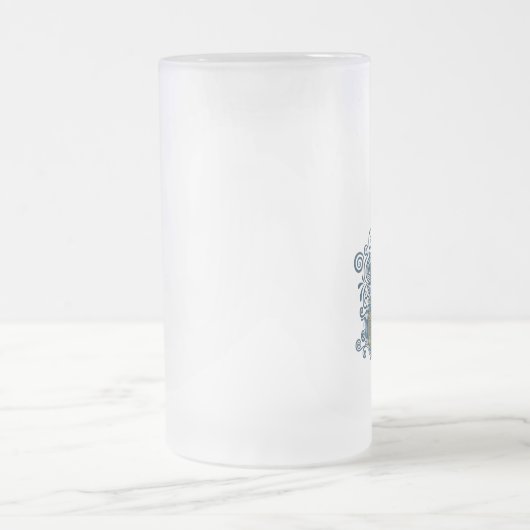 Dag van de dode gitaar matglas bierpul (Center)