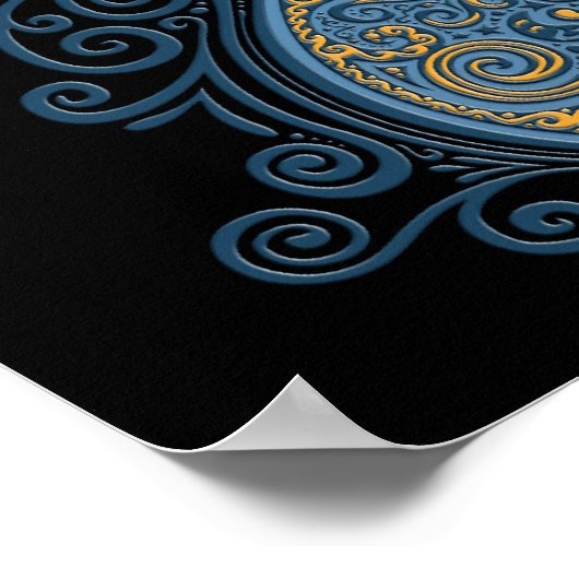 Dag van de dode gitaar poster (Hoek)