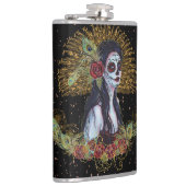 Dag van de dode gotische kunst van Renee Lavoie Heupfles (Rechts)