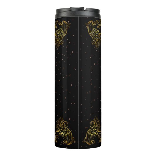 Dag van de dode gotische kunst van Renee Lavoie Thermosbeker (Achterkant)