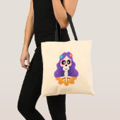 Dag van de dode halloween Canvas tas (Voorkant (product))