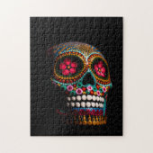 Dag van de dode halloween Cute Painted Skull Legpuzzel (Verticaal)