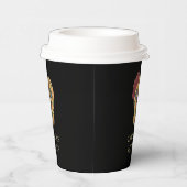 Dag van de Dode Halloween Gotische Suiker Schedel Papieren Bekers (Rechts)