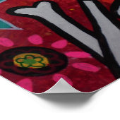 Dag van de dode harmonica poster (Hoek)