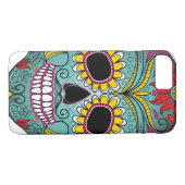 Dag van de dode, heldere schedel Case-Mate iPhone case (Achterkant (Horizontaal))