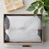 Dag van de dode, heldere schedel tissuepapier (Geschenk)