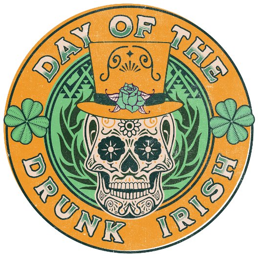 Dag van de Dode Ieren Drink St. Patrick's Day T-shirt