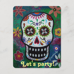 DAG VAN DE DODE INVITATIE KAART