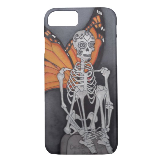 Dag van de dode iPhone Case 7/8 "Grave" (Achterkant)