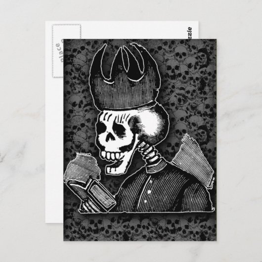 Dag van de dode Jose Guadalupe Posada-kaarten Briefkaart (Voorkant / Achterkant)