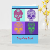 Dag van de dode Kaart (Gele Bloem)