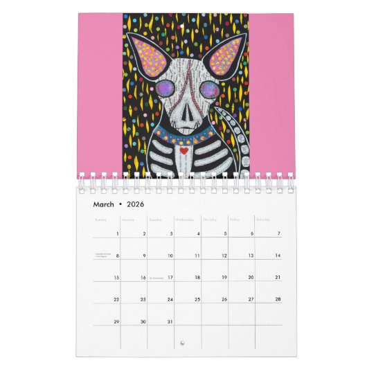 Dag van de Dode Kalender (Mar 2026)