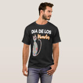 Dag Van De Dode Kat Dia De Los Meowtos Kat T-shirt (Voorkant volledig)