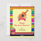 Dag van de dode kat feestdagenkaart (Achterkant)