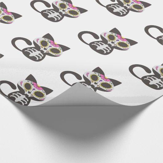 Dag van de dode kat - Kies achtergrondkleur Cadeaupapier (Hoek)