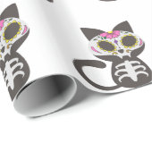 Dag van de dode kat - Kies achtergrondkleur Cadeaupapier (Rol Hoek)