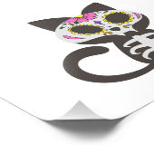 Dag van de dode kat - Kies achtergrondkleur Foto Afdruk (Hoek)