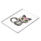 Dag van de dode kat - Kies achtergrondkleur Notitieboek (Linkerzijde)