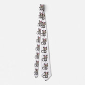 Dag van de dode kat - Kies achtergrondkleur Stropdas (Achterkant)