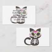 Dag van de dode kat - Kies achtergrondkleur Visitekaartje (Voorkant / Achterkant)