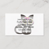 Dag van de dode kat - Kies achtergrondkleur Visitekaartje (Voorkant)