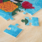 Dag van de dode kat, kunstschild van de suikersche legpuzzel (Zijkant)