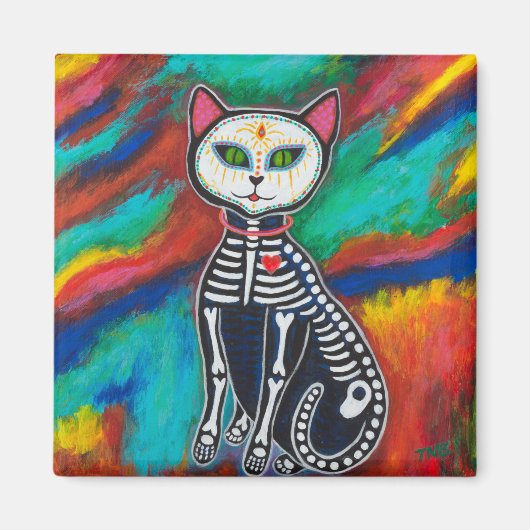Dag van de dode kat magneet (Voorkant)